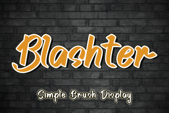 Blashter Font: Elevate Your Brand with Elegant Handwritten Style