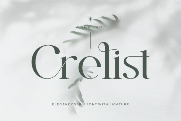 Crelist: A Refined Serif Font for Editorial Design