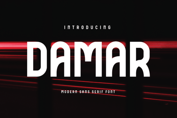 Damar: A Clean Sans Serif Typeface for Modern Editorial Design