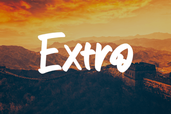 Extro: The Versatile Script Font for Small Business Branding