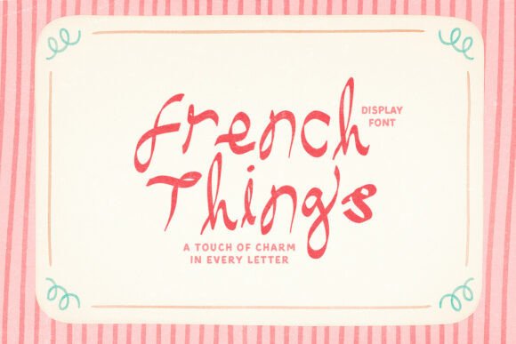 French Things Font Review for Web Designers