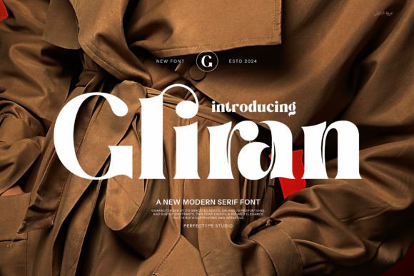 Gliran: A Refined Serif Typeface for Editorial Elegance