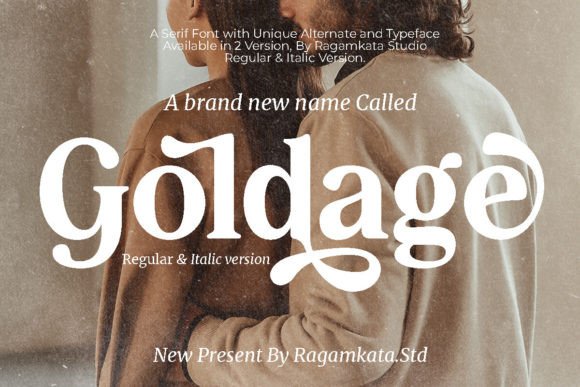 Goldage: A Serif Font That Elevates Design