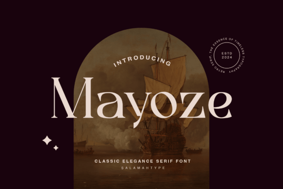 Mayoze: A Premium Serif Typeface for Modern Web Design