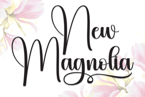 New Magnolia: A Flowing Script Font for Editorial Design