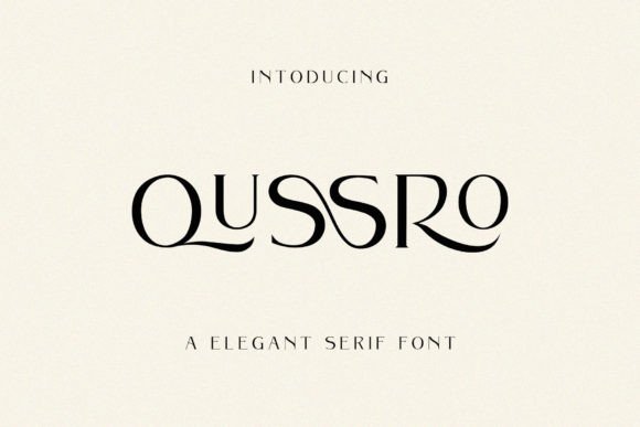 Qussro: The Serif Font That Polished My Brand