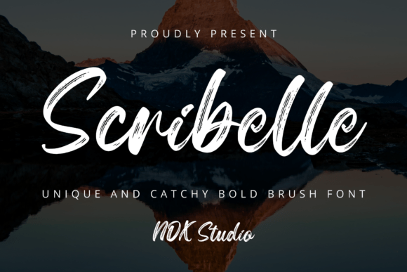 Scribelle: A Poetic Script Typeface for Editorial Design