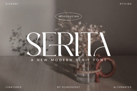 Serita: Elegant Serif for Craft Projects
