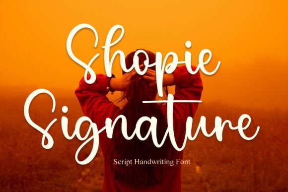 Shopie Signature: A Delicate Handwritten Font for Web Design