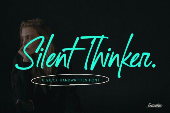 Silent Thinker: A Handwritten Typeface for Editorial Design