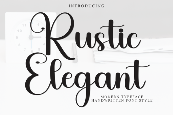 Upgrade Your Brand with the Rustic Elegant Typeface