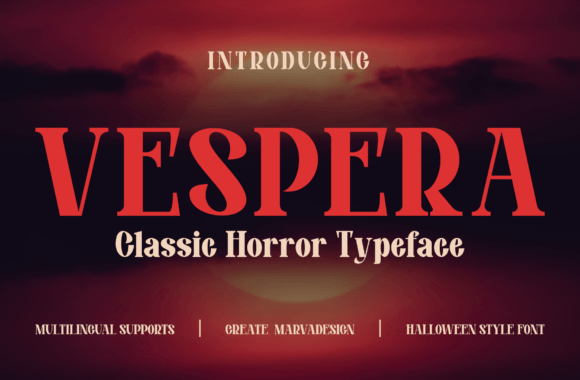 Vespera: A Refined Serif Font