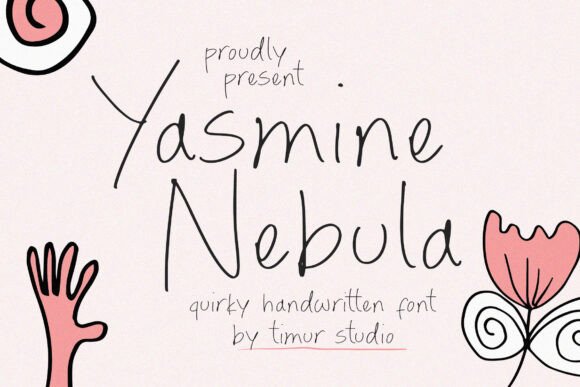 Yasmine Nebula: A Handwritten Font for Authentic Branding